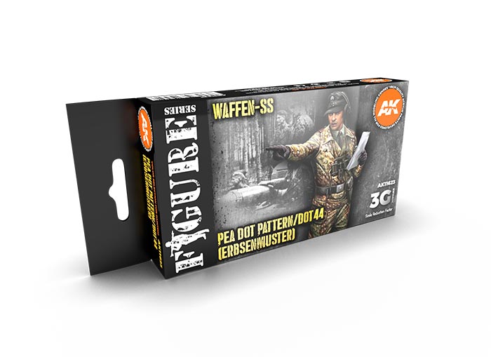 Figure Series Waffen SS 44 DOT Uniforms 3rd Generation Acrylic Paint Set