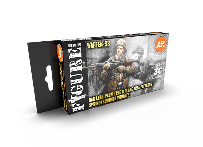 Figure Series Waffen Spring-Summer Camouflage 3rd Generation Acrylic Paint Set