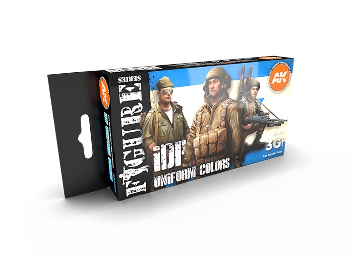 Figure Series IDF Uniforms 3rd Generation Acrylic Paint Set