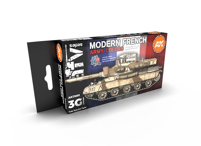 AFV Series Modern French Army 3rd Generation Acrylic Paint Set
