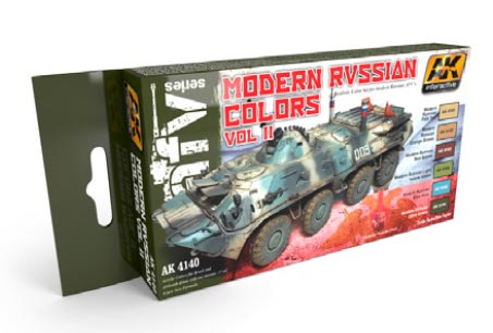 AFV Acrylic Paint Set: Modern Russian Colors Vol 2