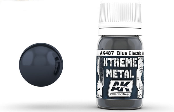 Xtreme Metal Blue Electric Metallic Paint 30ml Bottle