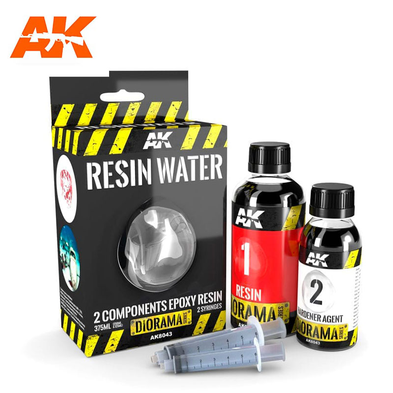 AK Interactive Diorama Series: Resin Water 2 Components Epoxy Resin 375ML