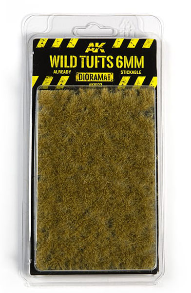 AK Interactive Diorama Series: Wild Tufts 6mm (Self Adhesive)