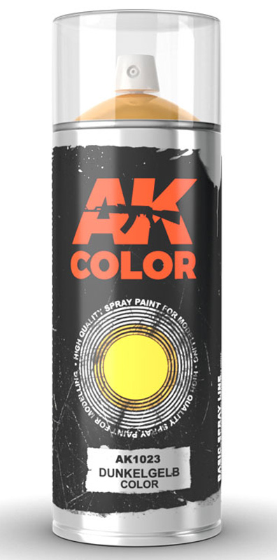 Dark Yellow (Dunkelgelb) Lacquer Paint 150ml Spray