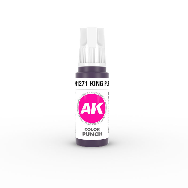 AK Interactive Color Punch King Purple 3rd Generation Acrylic Paint