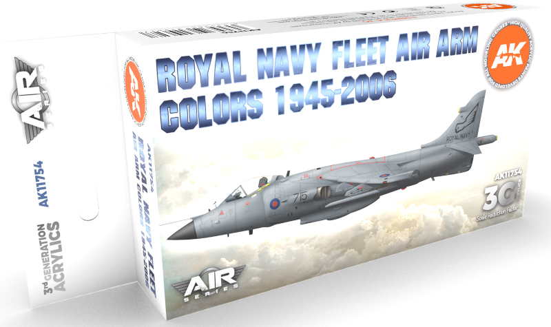 Air Series RN Fleet Air Arm Aircraft Colors 1945-2010 Colors 3rd Generation Acrylic Paint Set