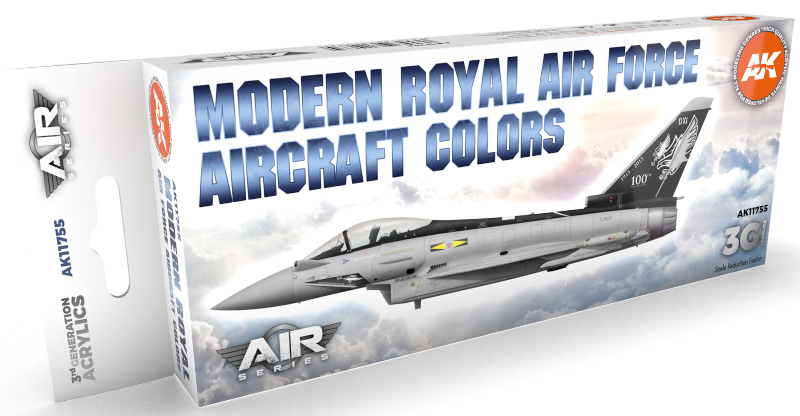 Air Series Modern Royal Air Force Aircraft Colors 3rd Generation Acrylic Paint Set