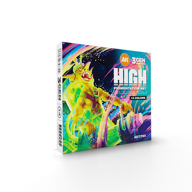 AK Interactive Color Punch High Pigmentation 3rd Generation Acrylic Paint Set