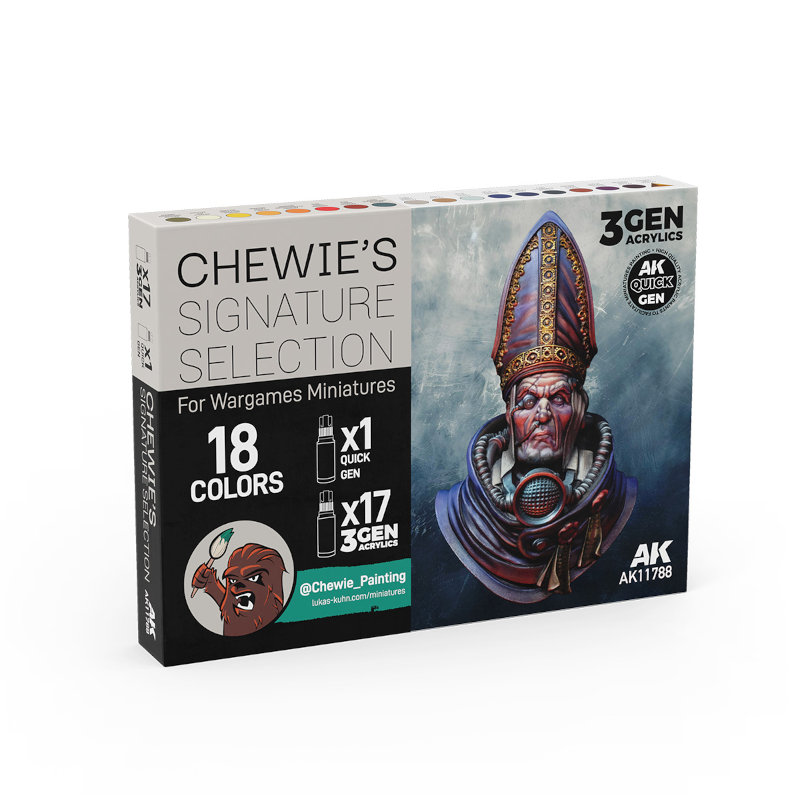AK Interactive Signature Set Chewies Selection for Wargames miniatures
