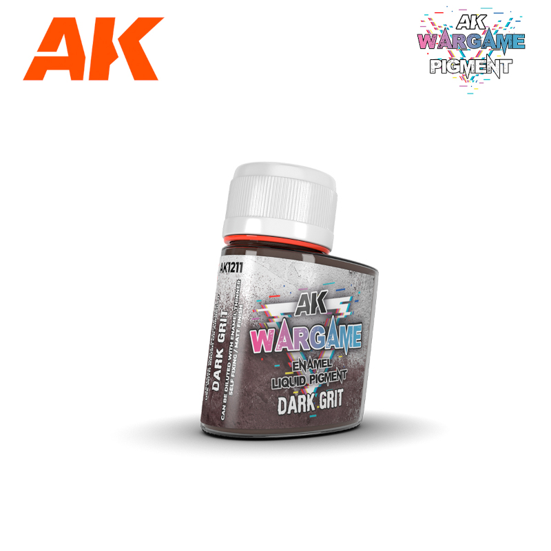 AK Interactive Wargame Enamel Liquid Pigments: Dark Grit