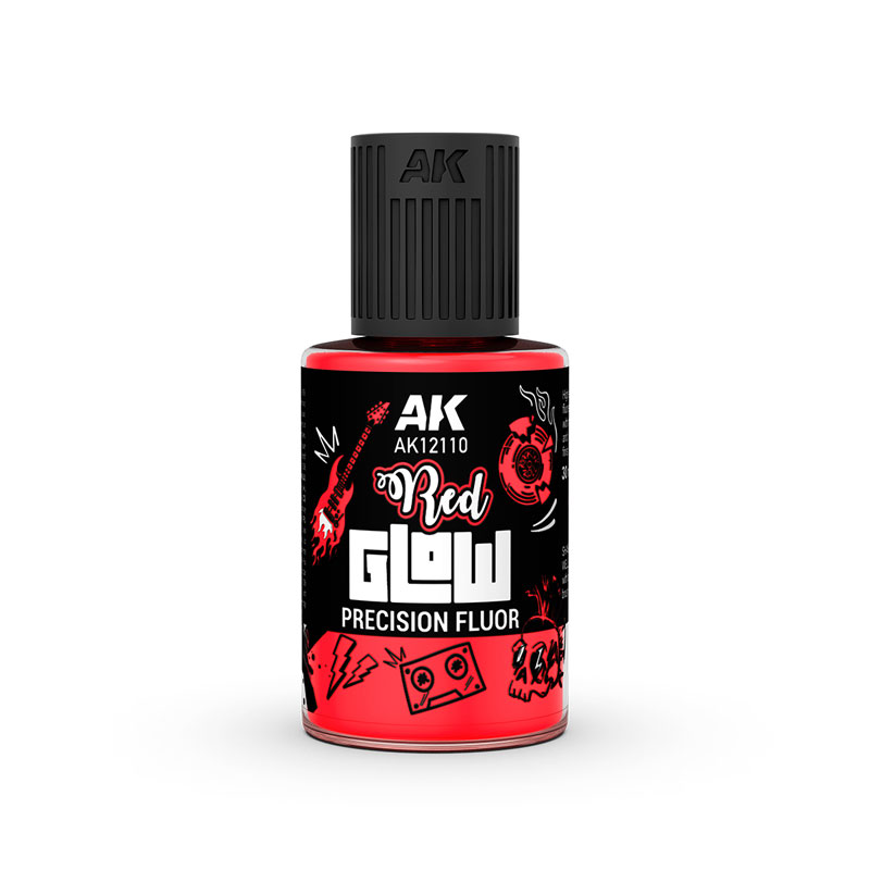AK Interactive Glow Precision Flour - Red