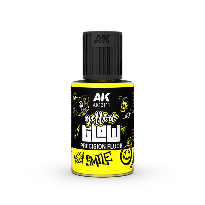 AK Interactive Glow Precision Flour - Yellow