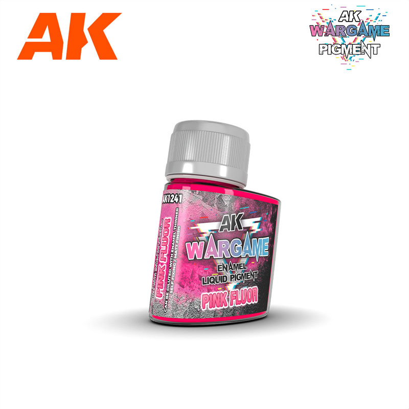 AK Interactive Wargame Enamel Liquid Pigments: Pink Fluor