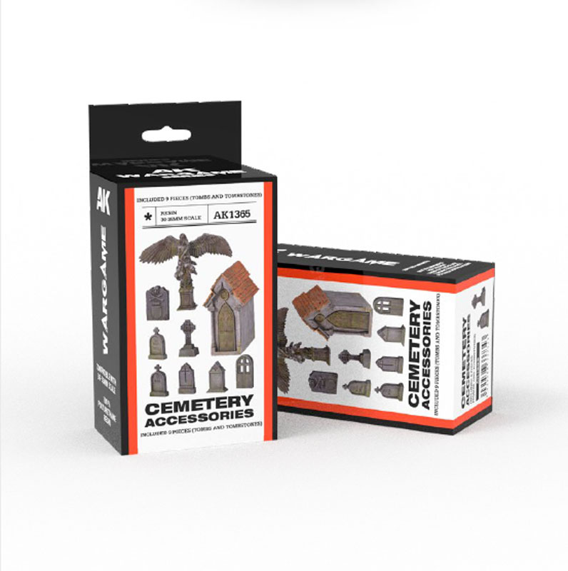 Cemetery Accessories - Scenography Wargame Set