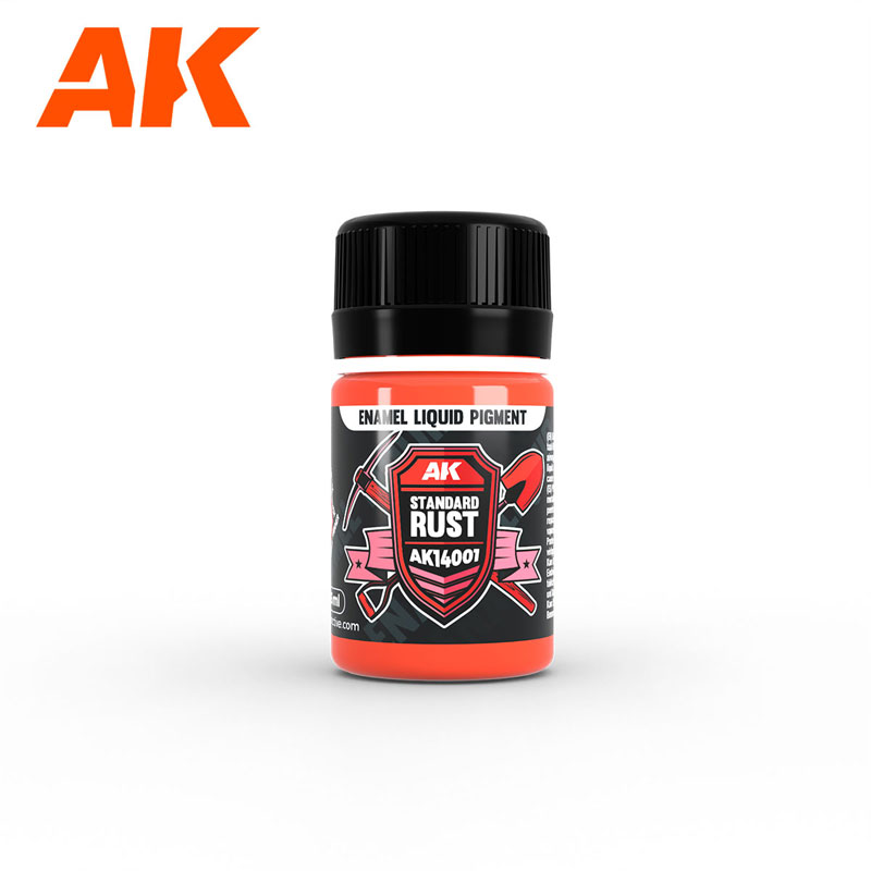 AK Interactive Standard Rust Enamel Liquid Pigments