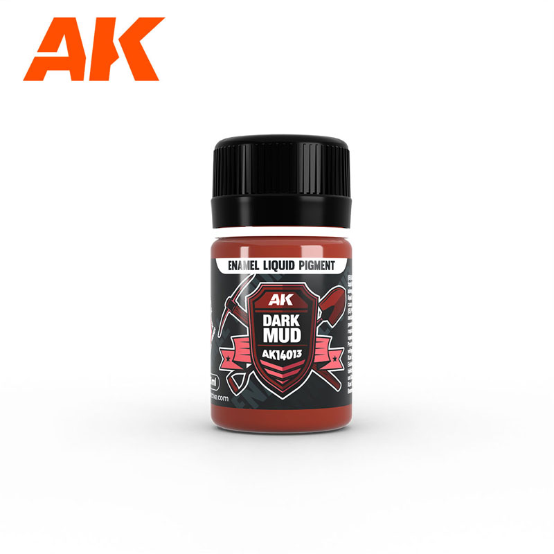 AK Interactive Dark Mud Enamel Liquid Pigments