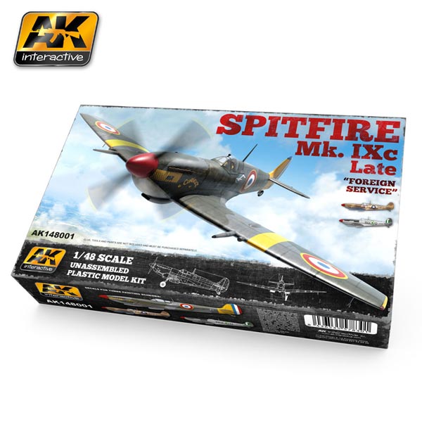 Spitfire Mk IXC Late Fighter (Plastic Kit)