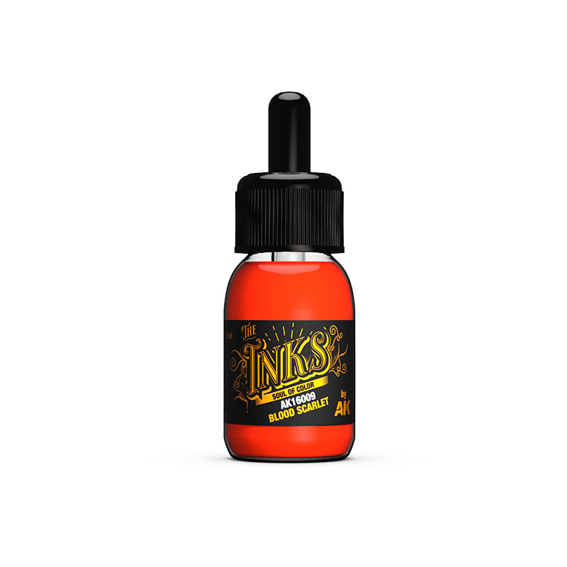 AK Interactive Inks - Blood Scarlet