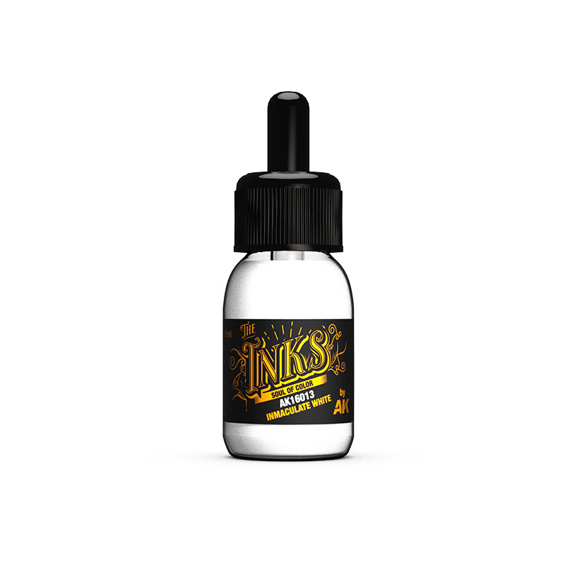 AK Interactive Acrylic Ink - Inmaculate White