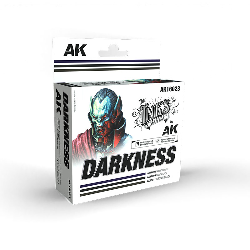 AK Interactive Acrylic Ink Set - Darkness