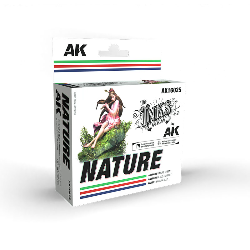 AK Interactive Acrylic Ink Set - Nature