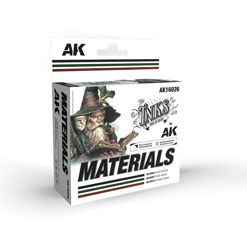 AK Interactive Inks Set - Materials