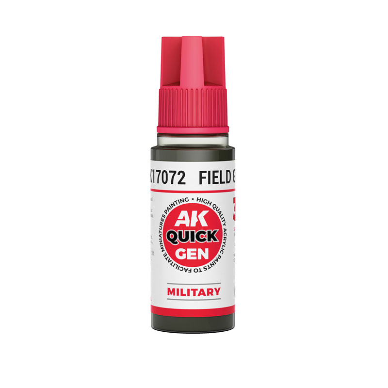 AK Interactive Field Grey Quick Gen Paint