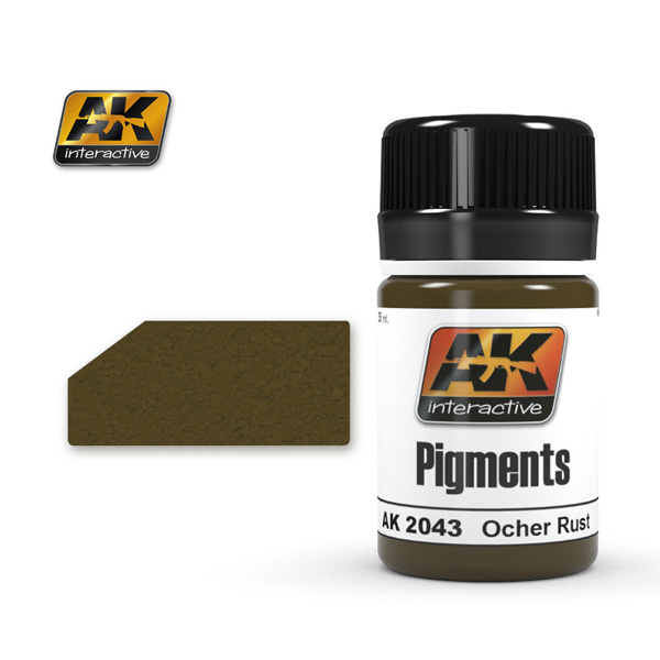 AK Interactive Pigment- Ocher Rust 35ml Bottle