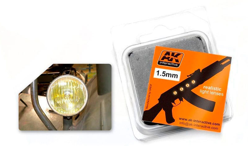 1.5mm Amber Light Lenses