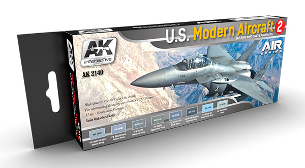 Air Series: U.S. Modern Aircraft 2 Acrylic Paint Set 17ml Bottles - ONLY 1 AVAILABLE AT THIS PRICE