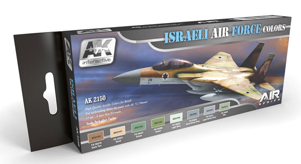 Air Series: Israeli Air Force Colors Set - ONLY 1 AVAILABLE AT THIS PRICE
