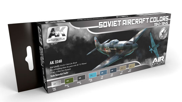 Air Series: Soviet Aircraft Colors 1941-1945 Acrylic Paint Set 17ml Bottles - ONLY 1 AVAILABLE AT THIS PRICE