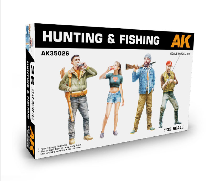 AK Interactive Hunting & Fishing Figure Set