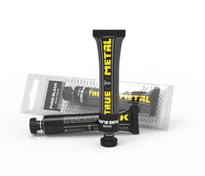 True Metal Wax Pure Black 20ml Tube