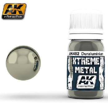 Xtreme Metal Duraluminum Metallic Paint 30ml Bottle