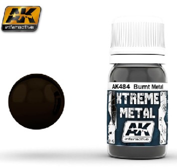 Xtreme Metal Burnt Metal Metallic Paint 30ml Bottle