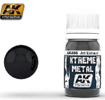 Xtreme Metal Jet Exhaust Metallic Paint 30ml Bottle