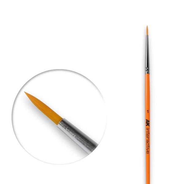 Size 1 Synthetic Round Brush
