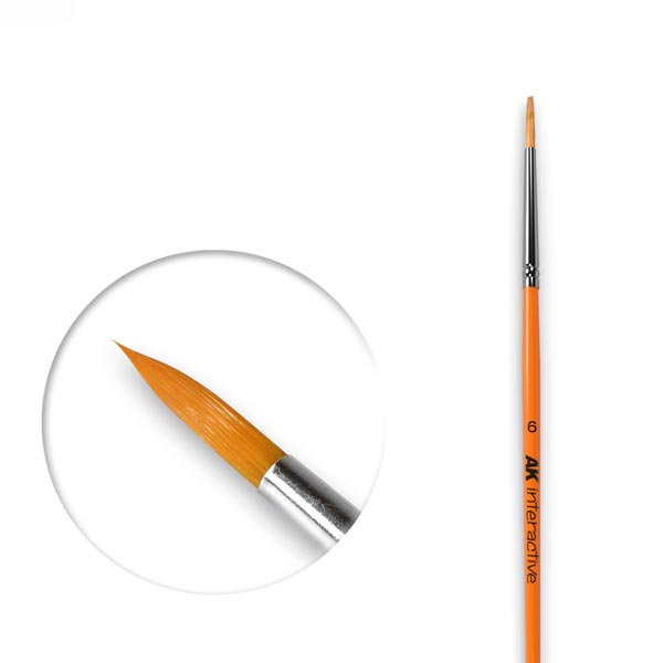 Size 6 Synthetic Round Brush