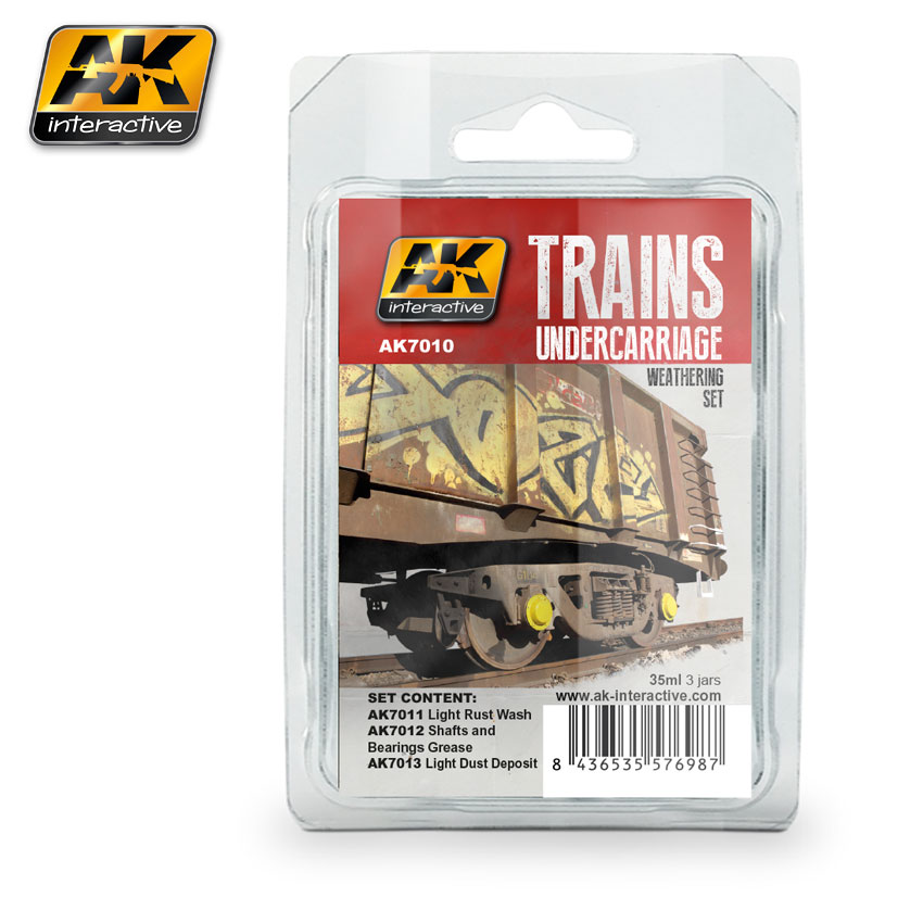 AK Interactive Trains Undercarriage Weathering Set