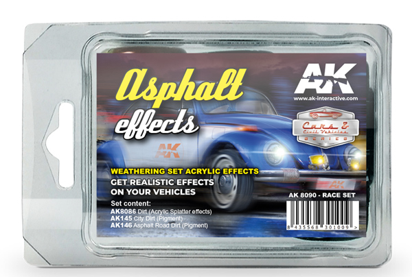 AK Interactive Asphalt Effects (Race Set)