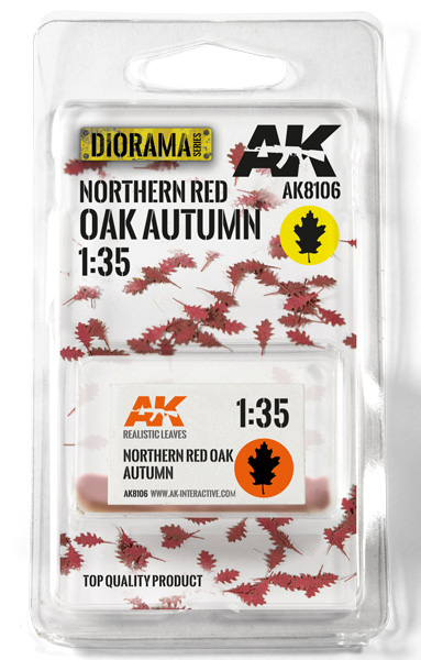 Diorama Series: Northern Red Oak Autumn Leaves