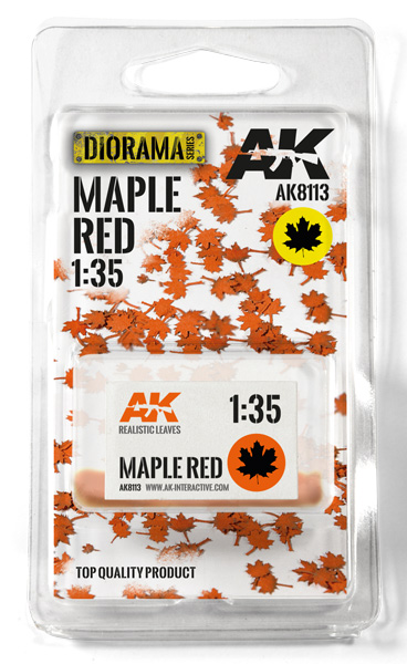 Diorama Series: Maple Red Leaves