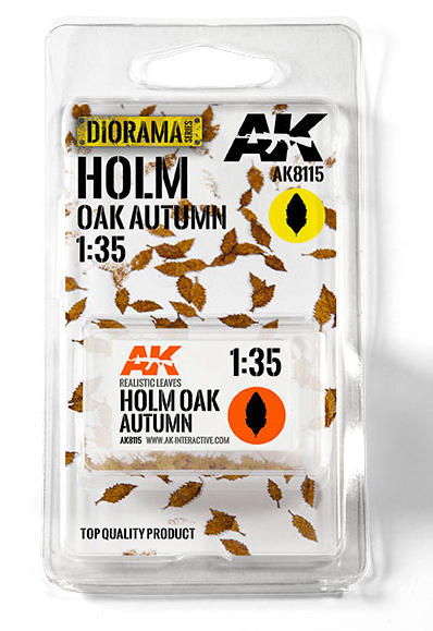 Diorama Series: Holm Oak Autumn Leaves
