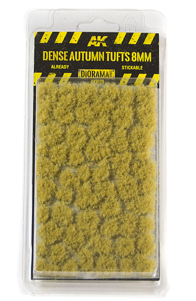 Diorama Series: Dense Autumn Tufts 8mm (Self Adhesive)
