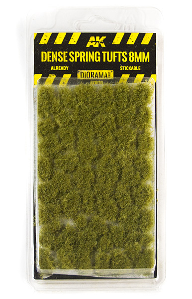 Diorama Series: Dense Spring Tufts 8mm (Self Adhesive)