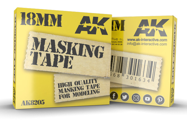 AK Interactive Masking Tape 12mm