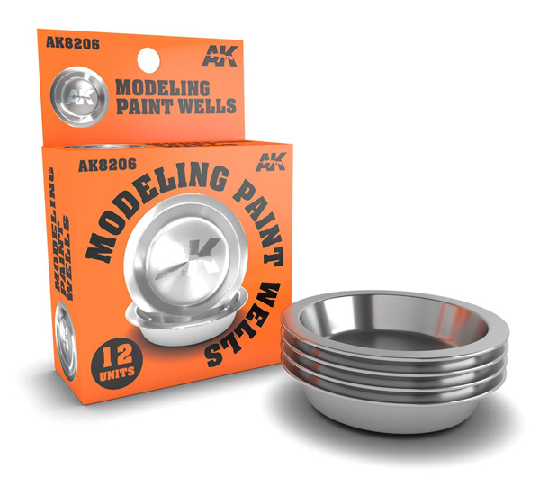 Aluminum Modeling Paint Wells