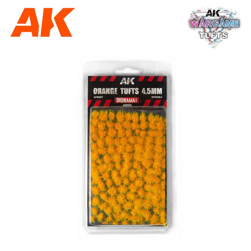 Orange & Yellow Wargame Tufts 4.5mm